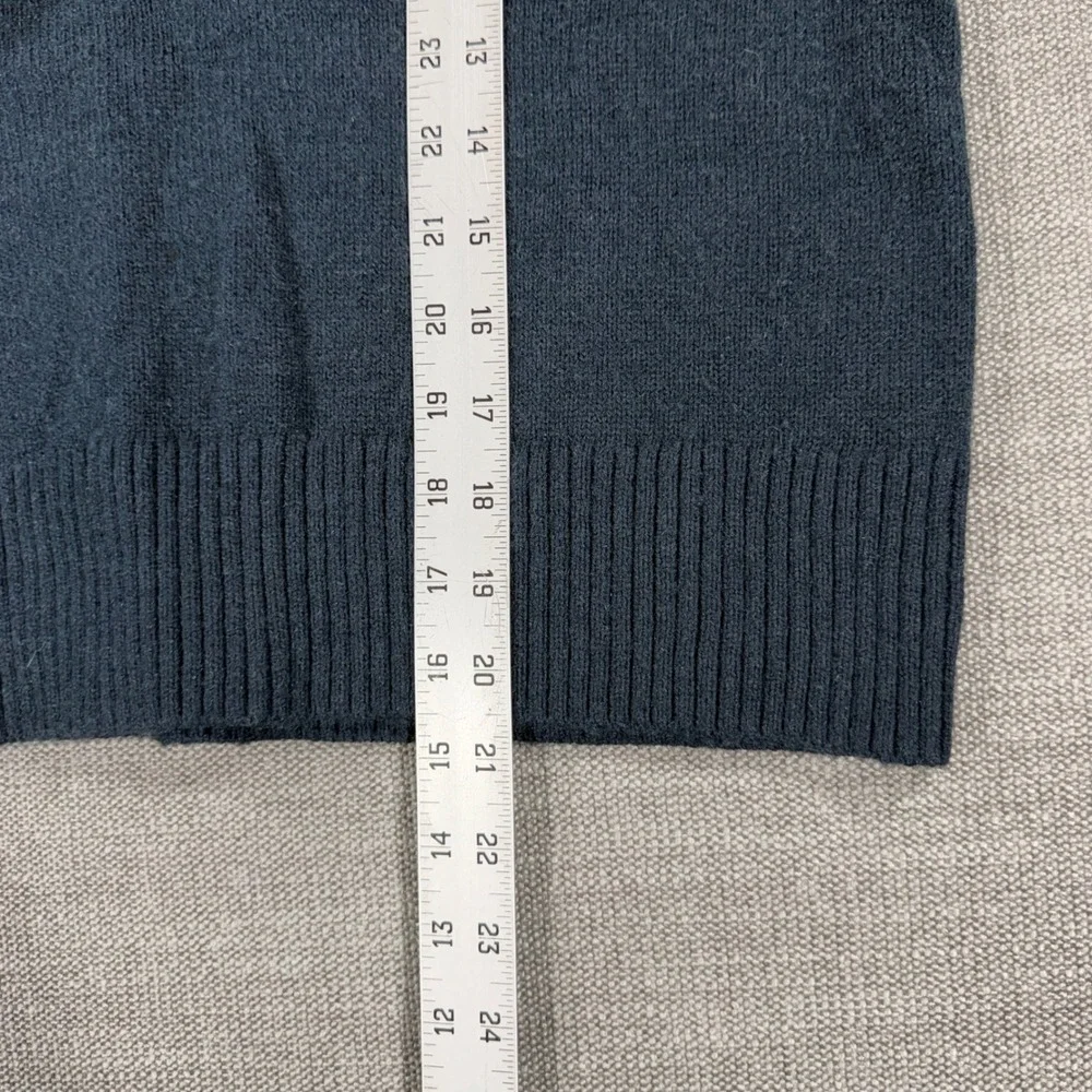 Banana Republic V-Neck‎ Sweater Womens XS Petite Navy Blue Excellent Raglan Knit